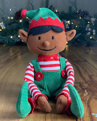 Picture of Christmas Boy Elf Toy Dark Skin